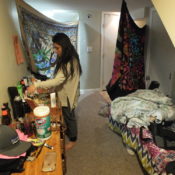 College students live under the radar and against the law to save money