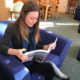 English major says her goal is to bring artistic creativity to the community