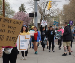 Westminster College students gather to ‘Take Back the Night’